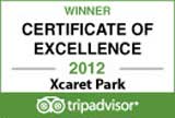 2012 Trip Advisor's Certificate of Excellence