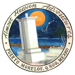 Puerto Morelos's Almost Heaven Adventures Logo since 1994