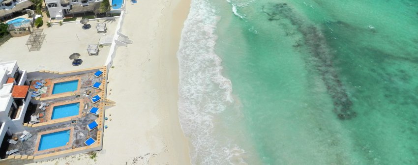Secret Beach Villas, Playa del Secreto, Mayan Riviera, Mexico - Aerial View