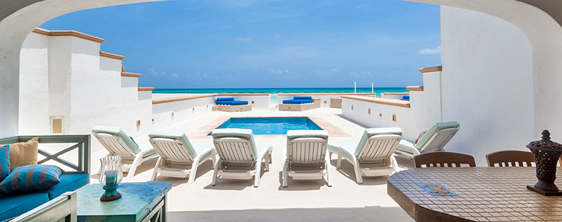 Secret Beach Villas, Playa del Secreto, Mayan Riviera, Mexico - Private pool.