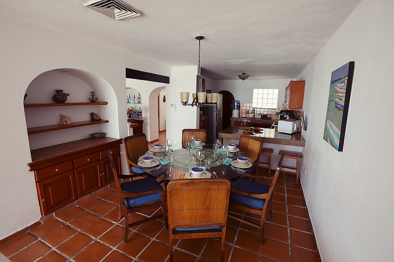 Puerto Morelos |Secret Beach Villas | Boat Villa |The Dining Room