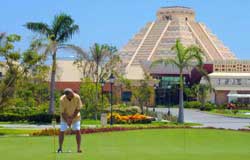 The Golf Course Playa Paraiso Golf Club at the Iberostar Playa Paraiso Resort is 8 minutes from Playa Del Secreto