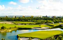 The Golf Course El Manglar at the Grand Mayan Resort is the closest to Playa Del Secreto