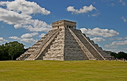 Puerto Morelos Secret Beach Villa guest visit the Mayan Pyramid of Chichen Itza