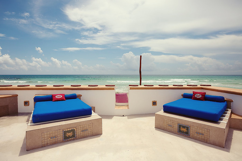 Puerto Morelos |Secret Beach Villas | Shell Villa |a favorite of our guests is our tanning beds